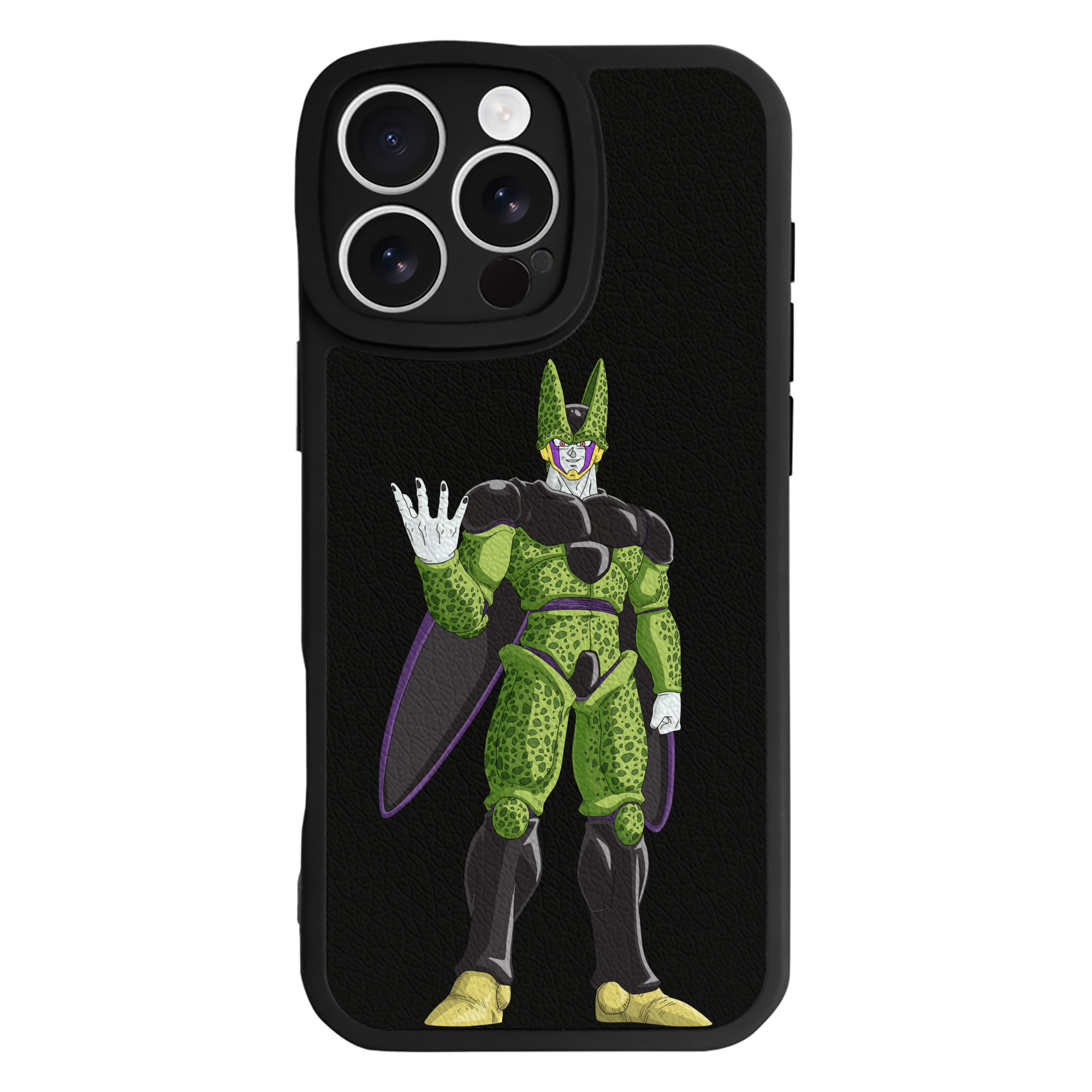 （画像用） ドラゴンボール セル DRAGON BALL Cell 【iPhone 16シリーズ対応】シリコンスマホケース（レザー調） 材質：シリコン